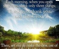 Be Thankful