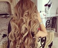 Long tousled waves