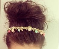 Messy updo