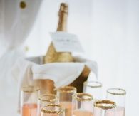 Pale pink champagne