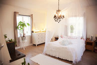 Elegant white bedroom