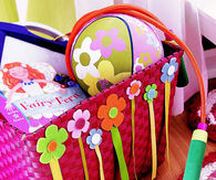 Flowery easter basket