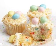 Easter egg cupcakes
