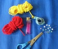 DIY macrame pattern bracelet