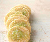 Cornmeal and lime butter cookies