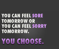 Sore or Sorry, you choose