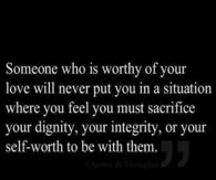 Some who is worthy of your love