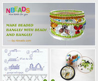 Make Beaded Bangles with Beads And Bangles