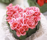 Pink rose arrangement