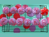 Candy  dot cupcakes