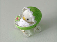 Adorably fluffy easter chicks