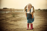 Silly smile