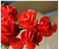 DIY Valentines Strawberry Rose