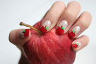 Cute Apple Nail Art