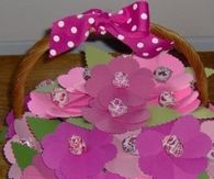 Lollipop flower basket