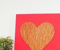 String art heart
