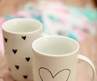Hand drawn coffee mugs