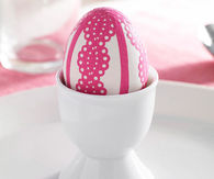 Vellum and tape egg