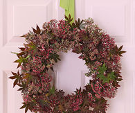 Simple spring wreath