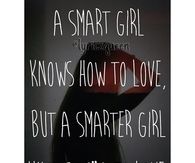 A smarter girl knows who to love