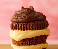 Layers of love cupcake