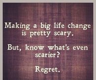 Regret is scary