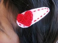 Heart hair clip