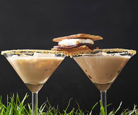 Toasted smores cocktail