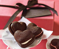 Valentine heart cookies