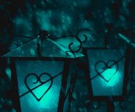 Decorative heart lights