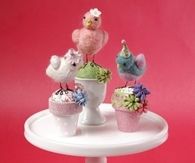 Needle felted chicks