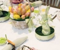 Glittered easter crafts