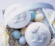 Basket of Bunny Cupcakes