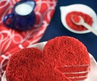 Red velvet Valentines Day Cake
