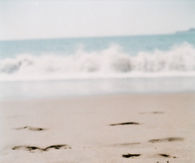 Wet footprints