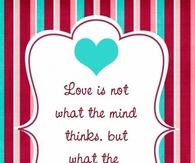 What the heart wants