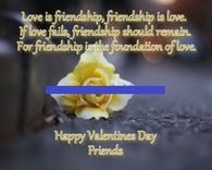Love is friendship