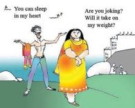You can sleep in my heart