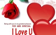 You are special, i love you