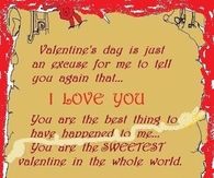 Happy Valentines Day to My Love