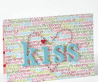 Kiss Valentines Day Card