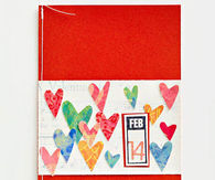 Heart cutout valentine