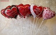 happy valentines day balloons