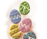 Easter egg puzzle cookies