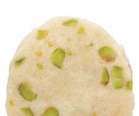 Pistachio shortbread sandwich cookies