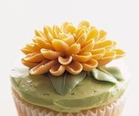 Chrysanthemum Cupcakes
