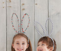 Kids easter bunny ear headbands