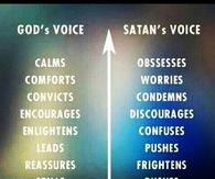 Gods voice vs Satans Voice