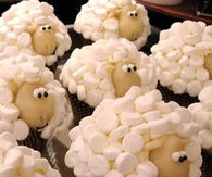 Lamb cupcakes