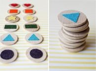 Shapes and color memory game